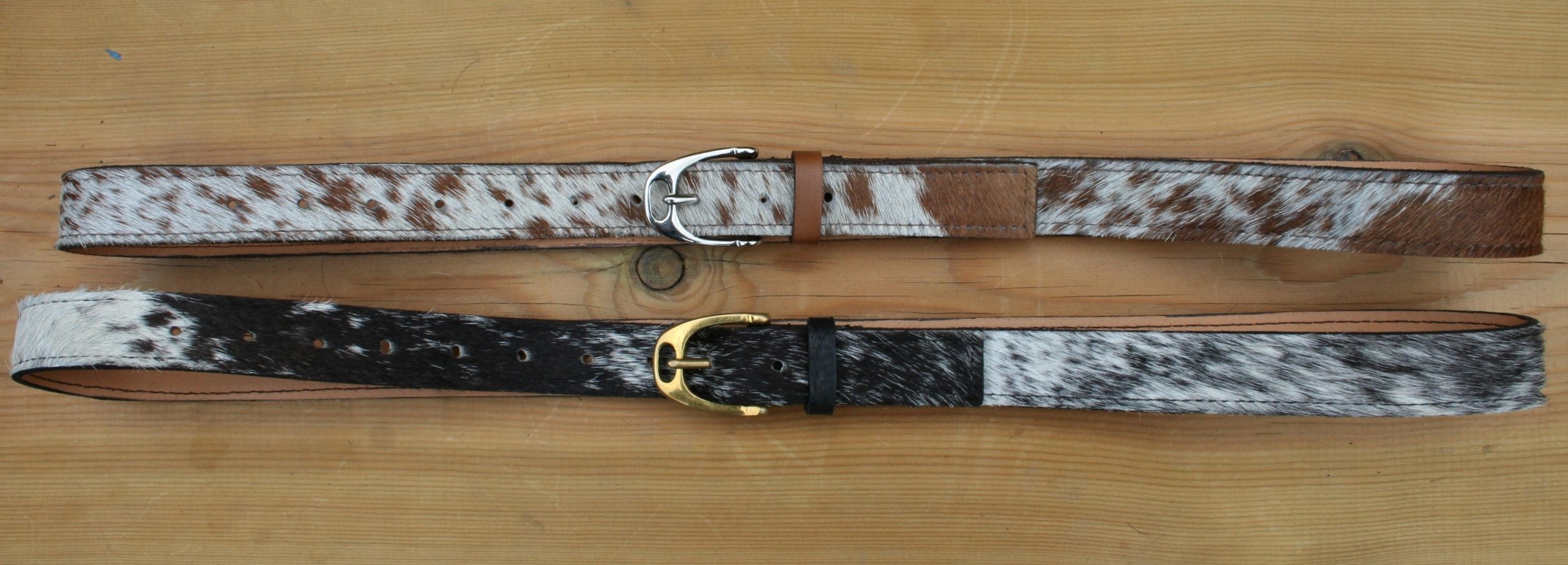 Cow Hair Belt 3/4" Stirrup Buckle